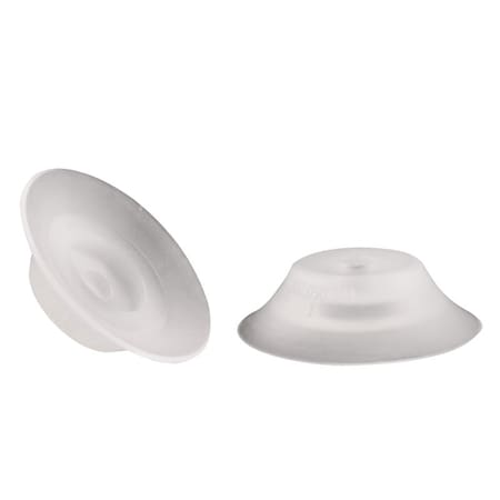 Fipa Flat vacuum cup diam. 50 mm, Silicone transparent 102.050.504.2